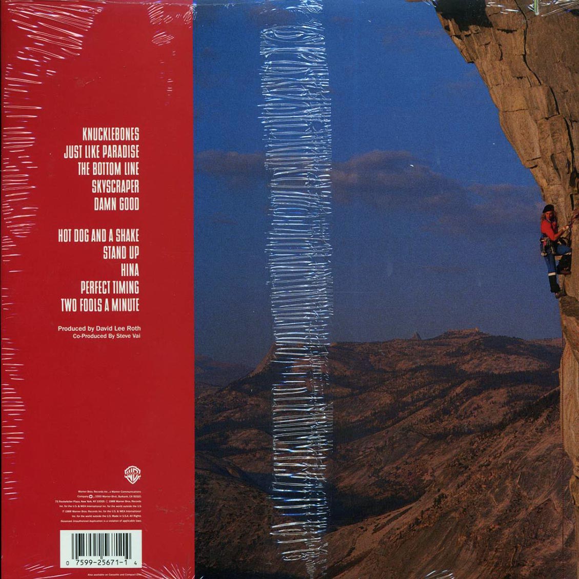 David Lee Roth - Skyscraper (1988 PRESS) (orig. press) (marked/ltd stock)