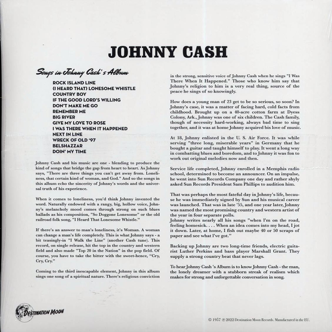 Johnny Cash - With His Hot And Blue Guitar! (ltd. 500 copies made) (clear vinyl)