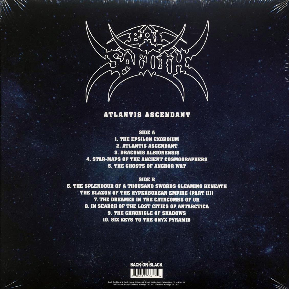 Bal-Sagoth - Atlantis Ascendant (ltd. ed.) (clear/red splatter vinyl)