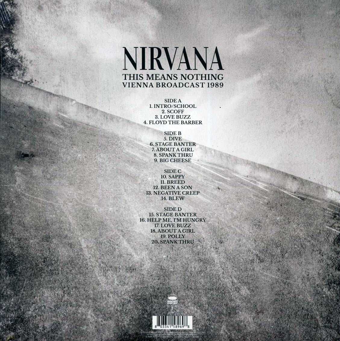 Nirvana - This Means Nothing: Vienna Broadcast 1989 (2xLP)