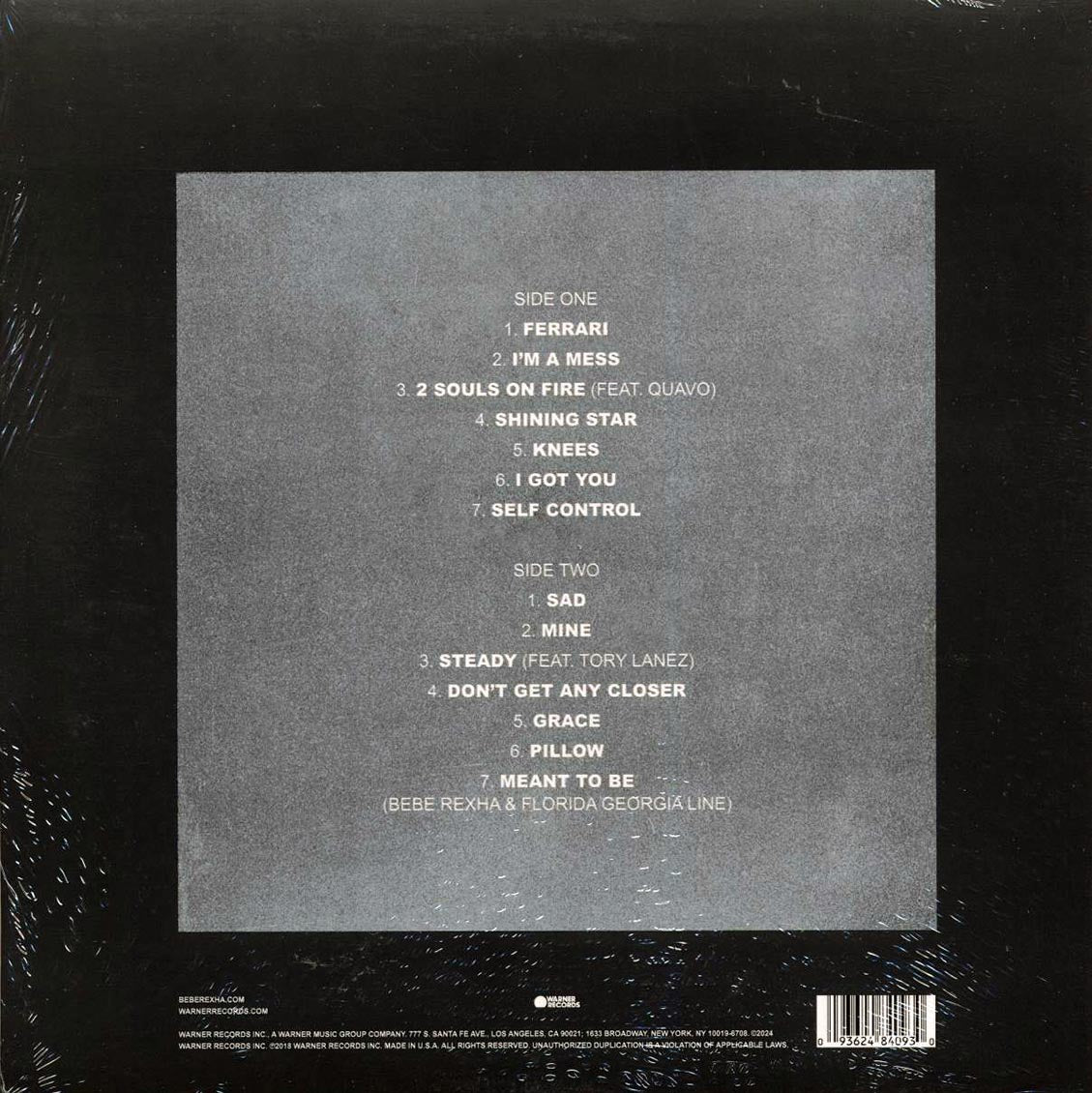 Bebe Rexha - Expectations (RSD 2024) (ltd. ed.) (clear vinyl)