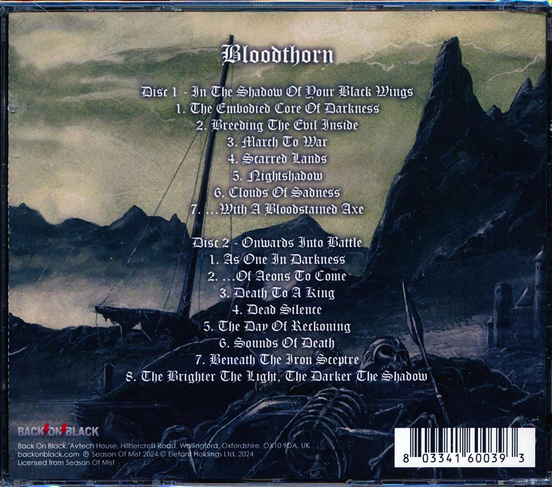Bloodthorn - In The Shadow Of Dour Black Wings + Onwards Into Battle (2 albums on 2 CDs) (2xCD)