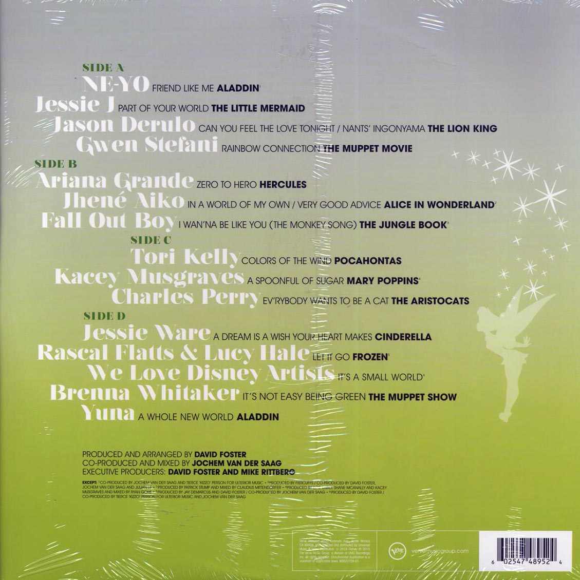 Ariana Grande, Kacey Muscraves, Ne-Yo, Gwen Stefani, Etc. - We Love Disney (+bonus tracks) (2xLP) (gold vinyl) (deluxe edition)