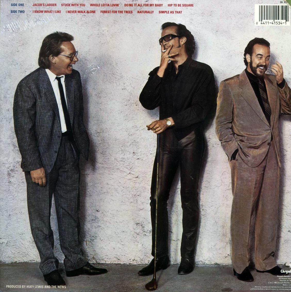 Huey Lewis & The News - Fore! (ORIGINAL 1986 PRESS)