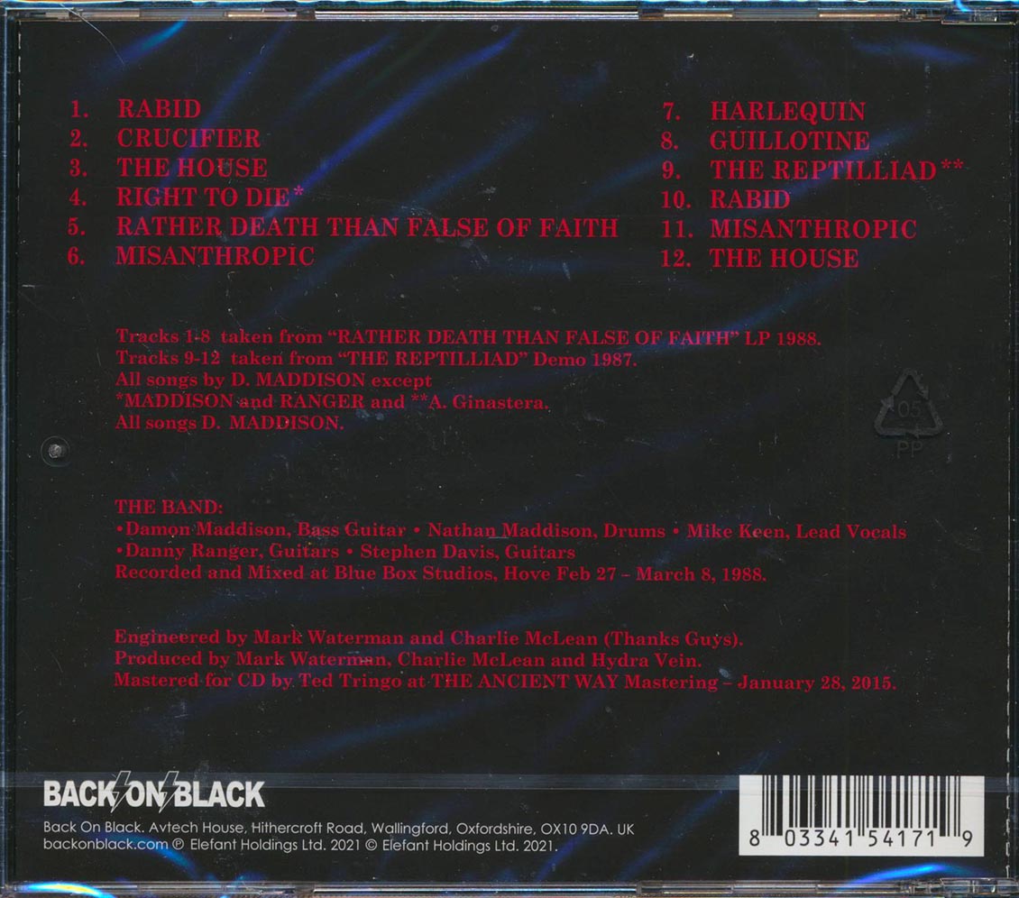 Hydra Vein - Rather Death And False In Faith