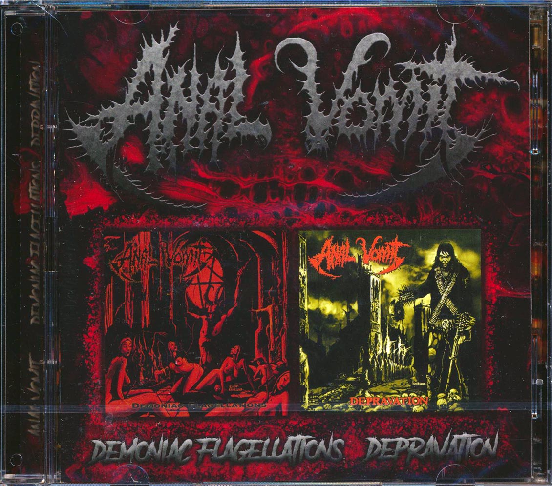 Anal Vomit - Demonic Flagellations + Depravation (2 albums on 2 CDs) (21 tracks) (2xCD)
