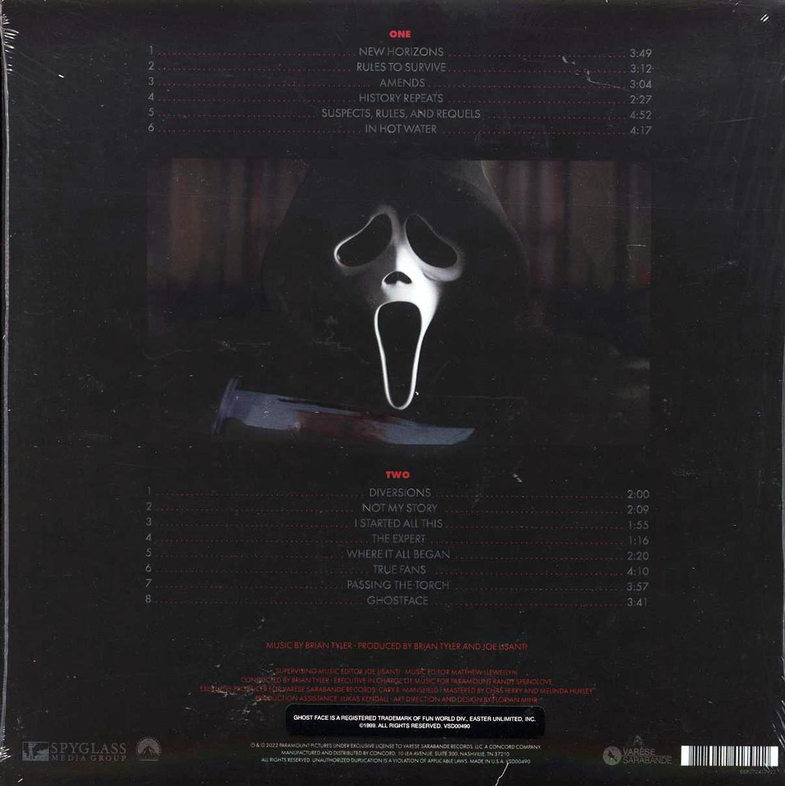 Brian Tyler - Scream: Music From The Motion Picture (ltd. ed.) (mirror board jacket)