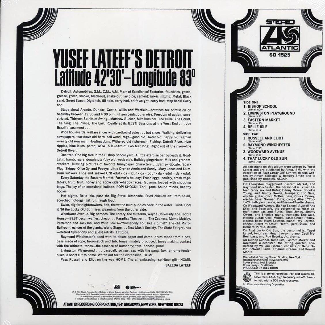Yusef Lateef - Yusef Lateef's Detroit Latitude 42 30 Longitude 83