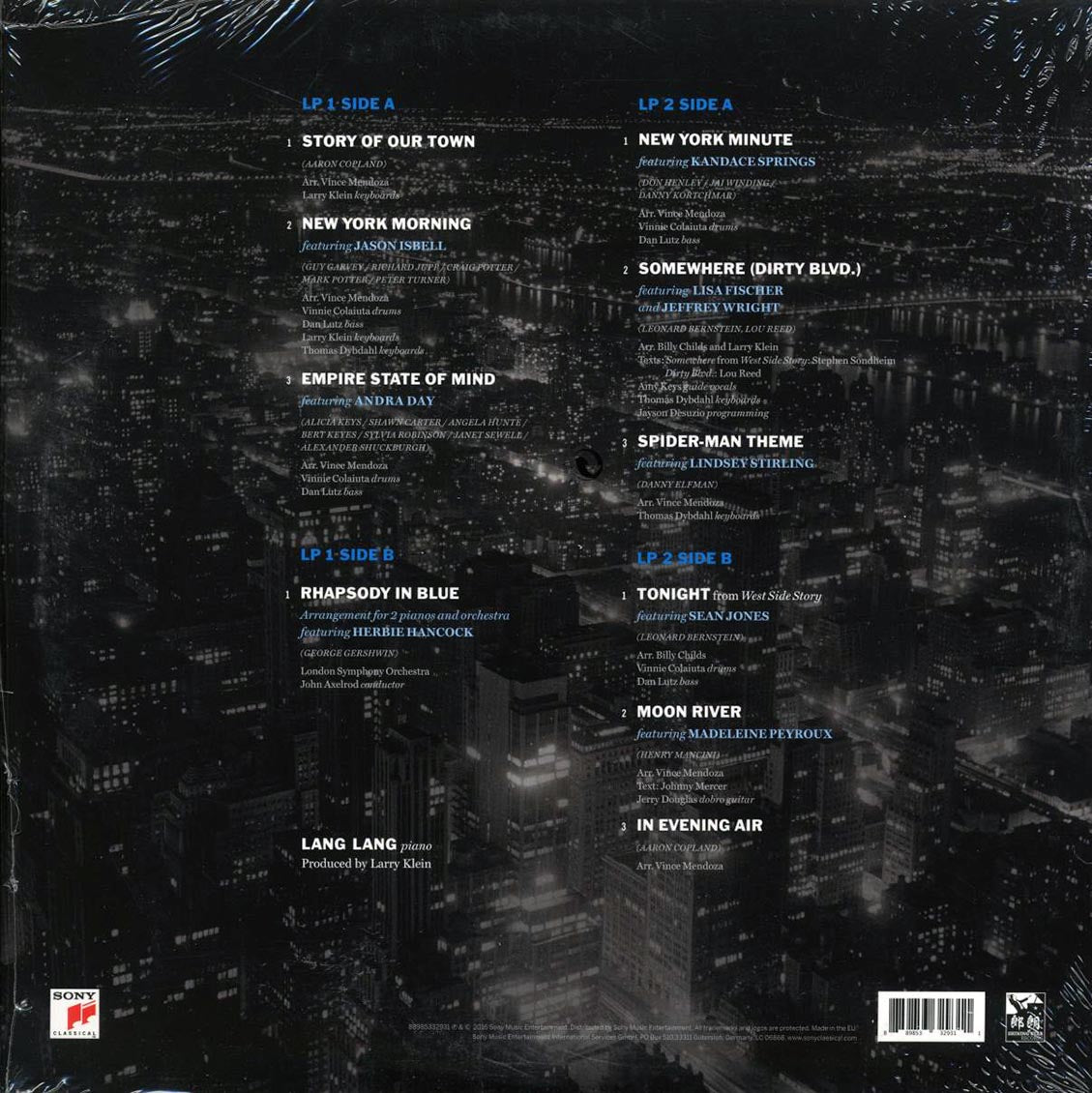 Lang Lang - New York Rhapsody (2xLP) (180g) (audiophile)