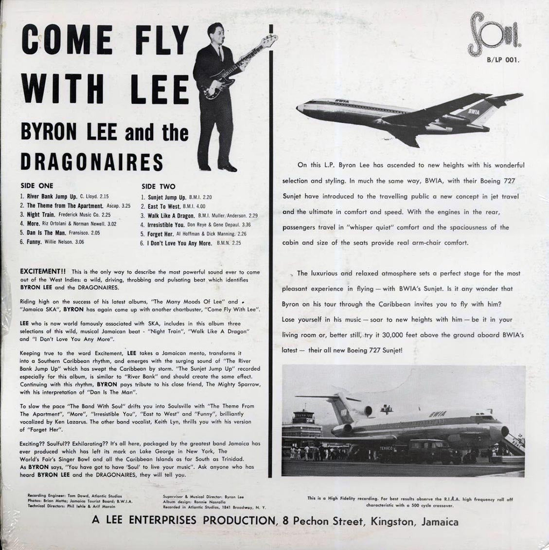 Byron Lee & The Dragonaires - Come Fly With Me