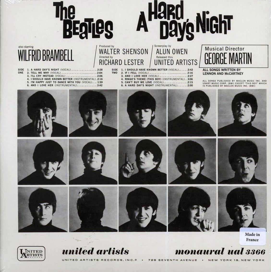 The Beatles - A Hard Day's Night (mono) (180g) (audiophile)