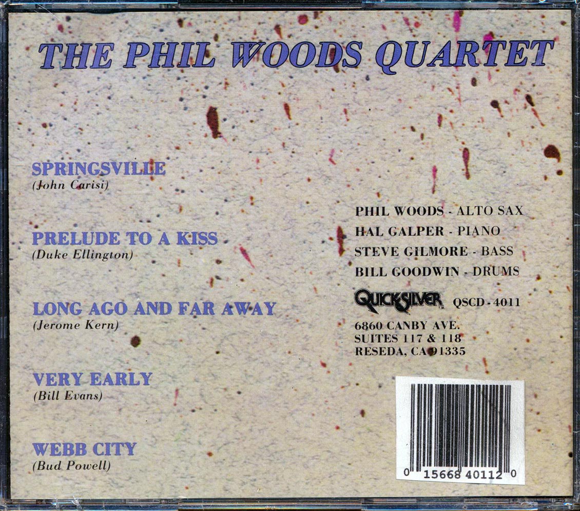 Phil Woods Quartet - Live From New York (Live At The Village Vanguard)
