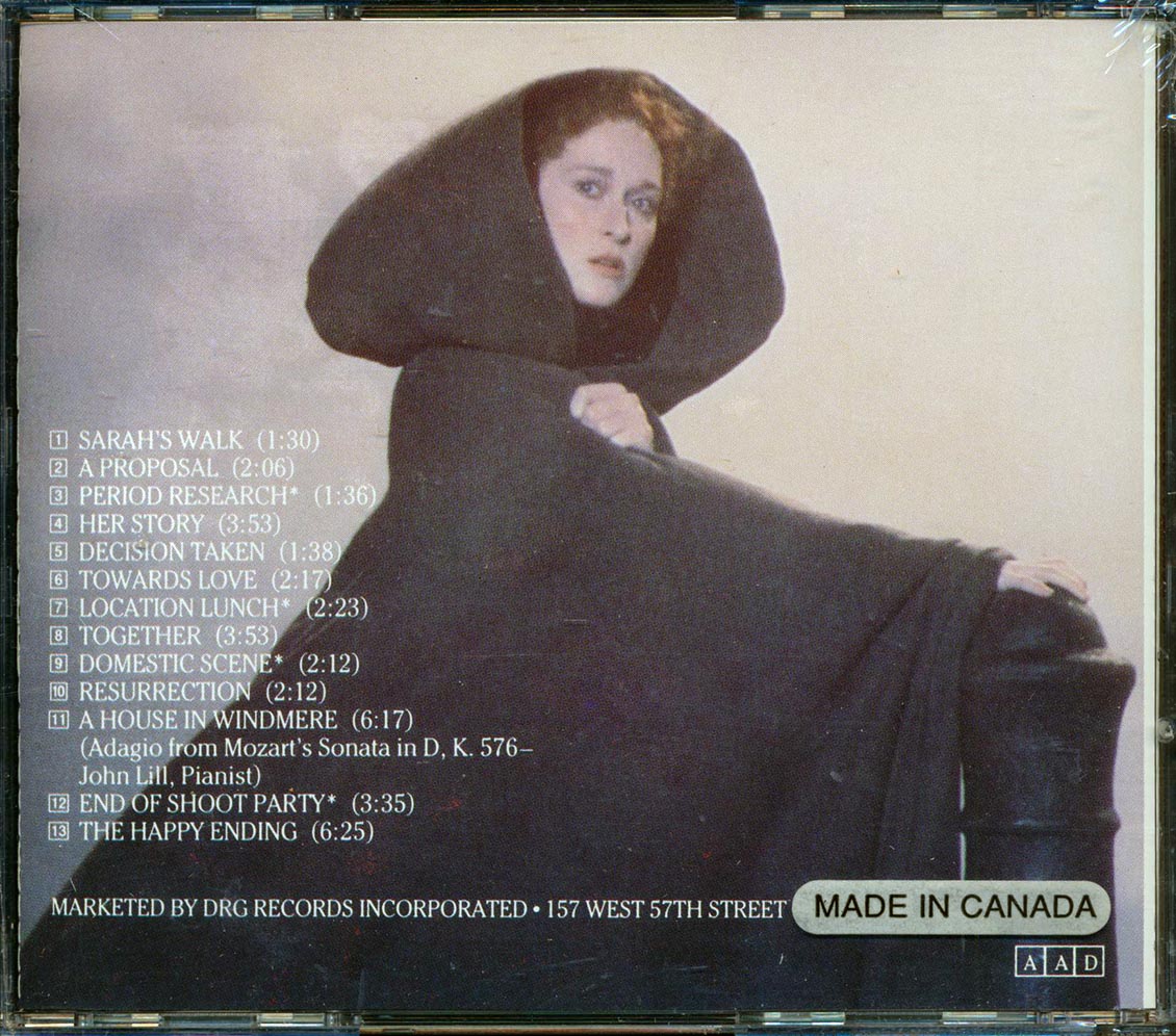 Cark Davis - The French Lieutenants Woman Original Motion Picture Soundtrack