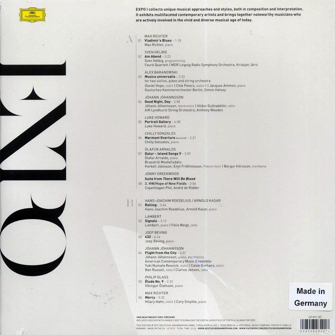 Max Richter, Sven Helbig, Luke Howard, Etc. - Expo 1 (180g)