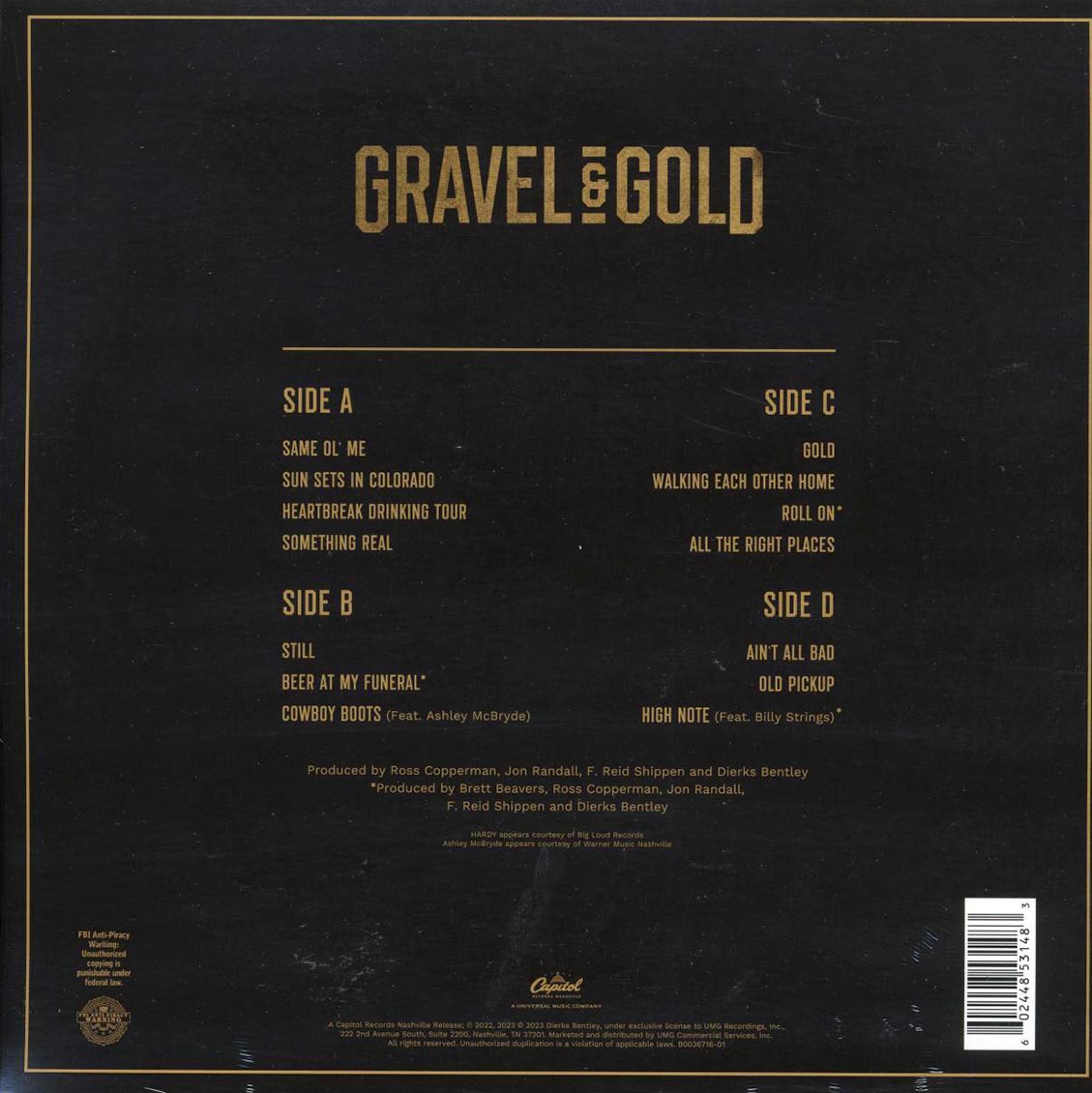 Dierks Bentley - Gravel & Gold (2xLP)