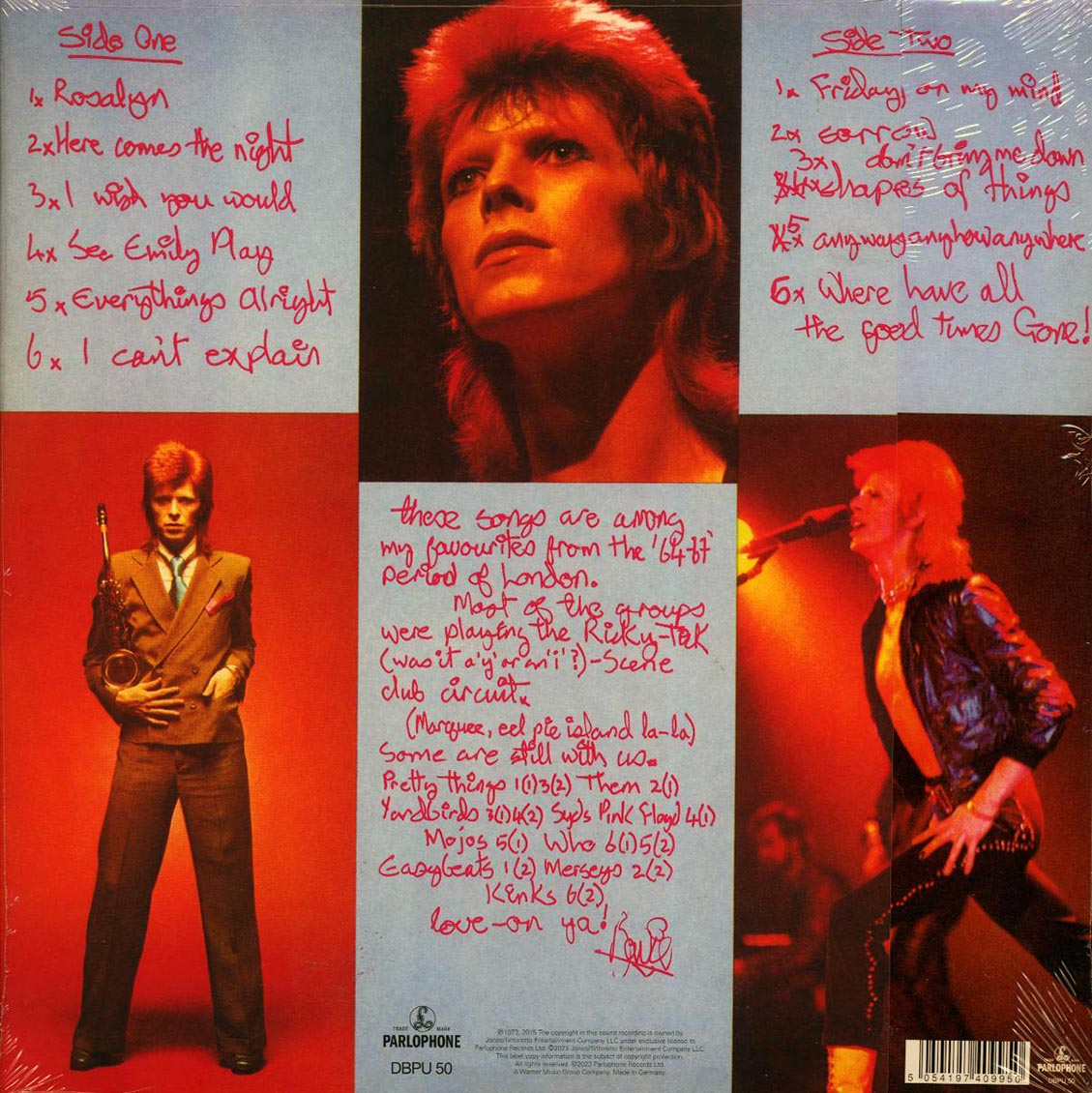 David Bowie - Pinups (50th Anniv. Ed.)