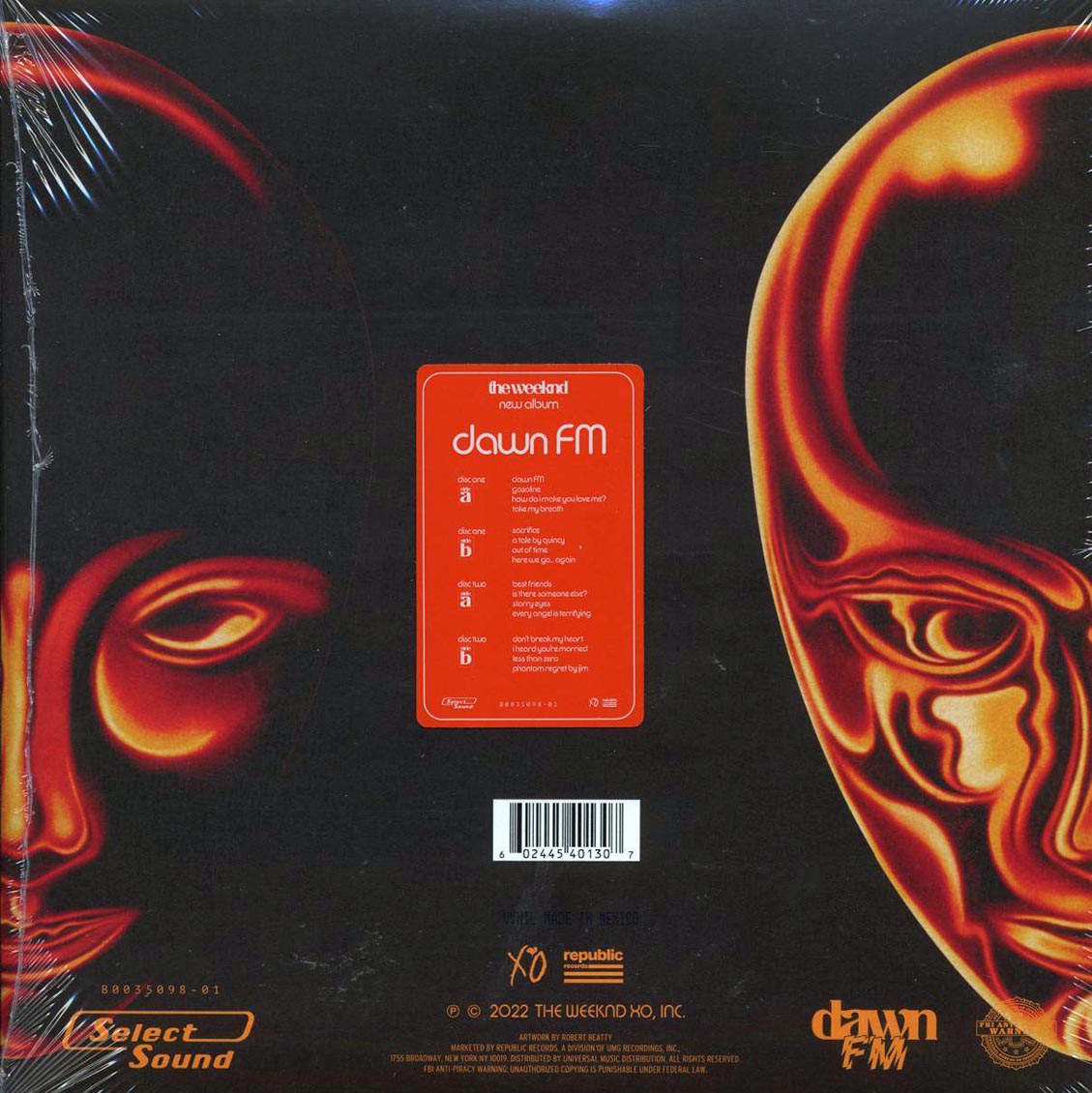 The Weeknd - Dawn FM (Weeknd Web Store Exclusive Version) (ltd. ed.) (2xLP)
