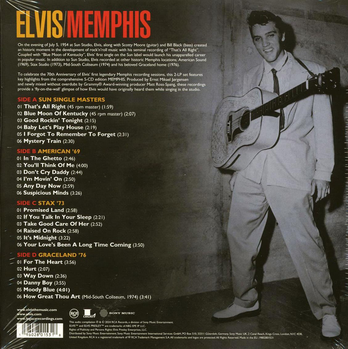 Elvis Presley - Memphis (2xLP)