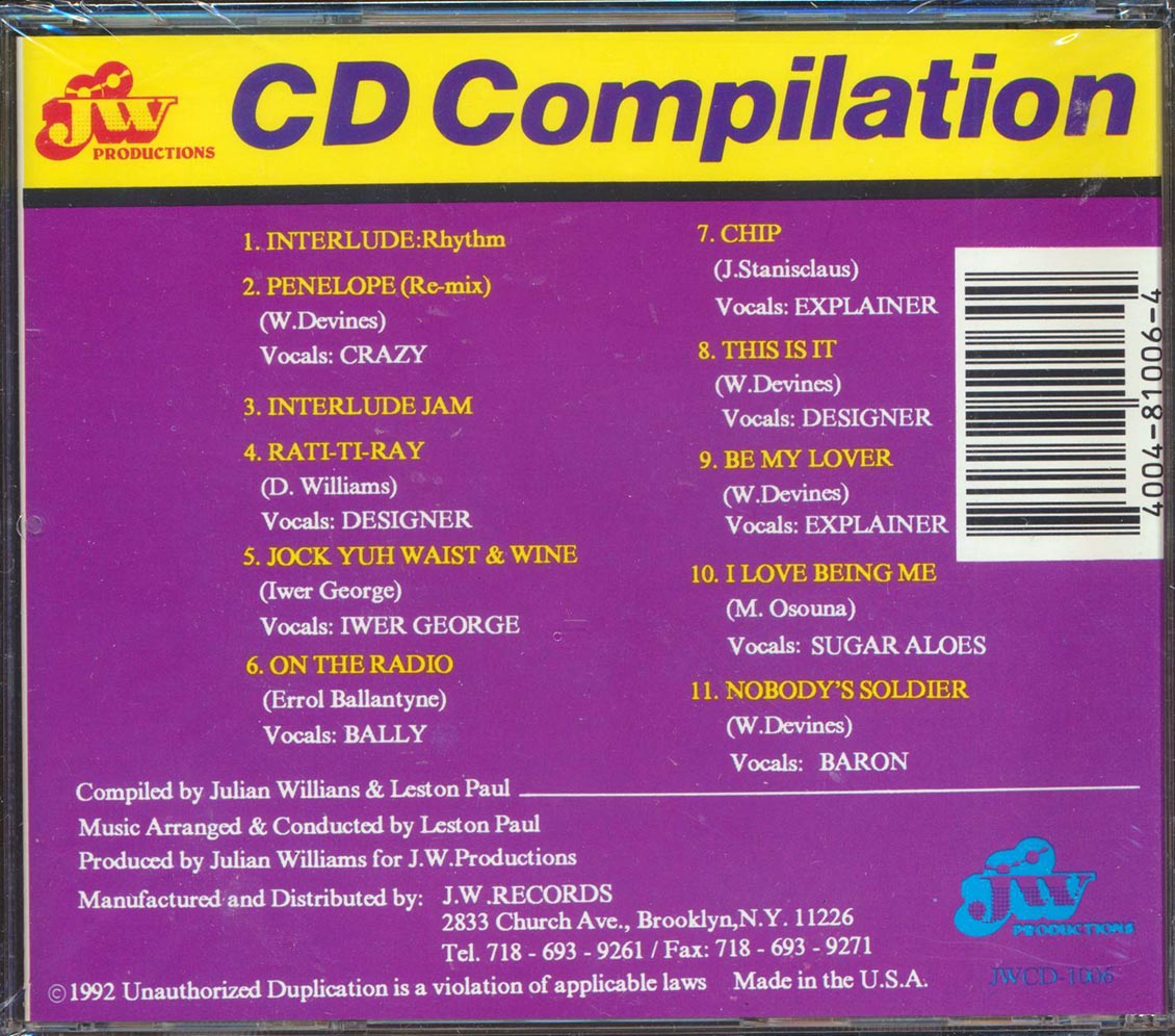 Baron, Explainer, Iwer George, Etc. - JW Records CD Compilation Volume 2