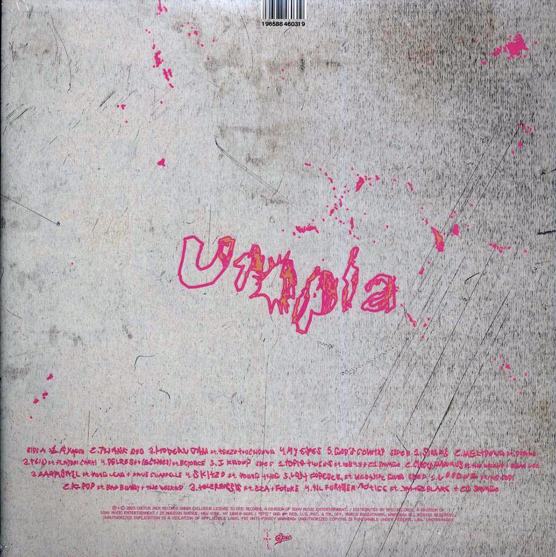 Travis Scott - Utopia (2xLP)