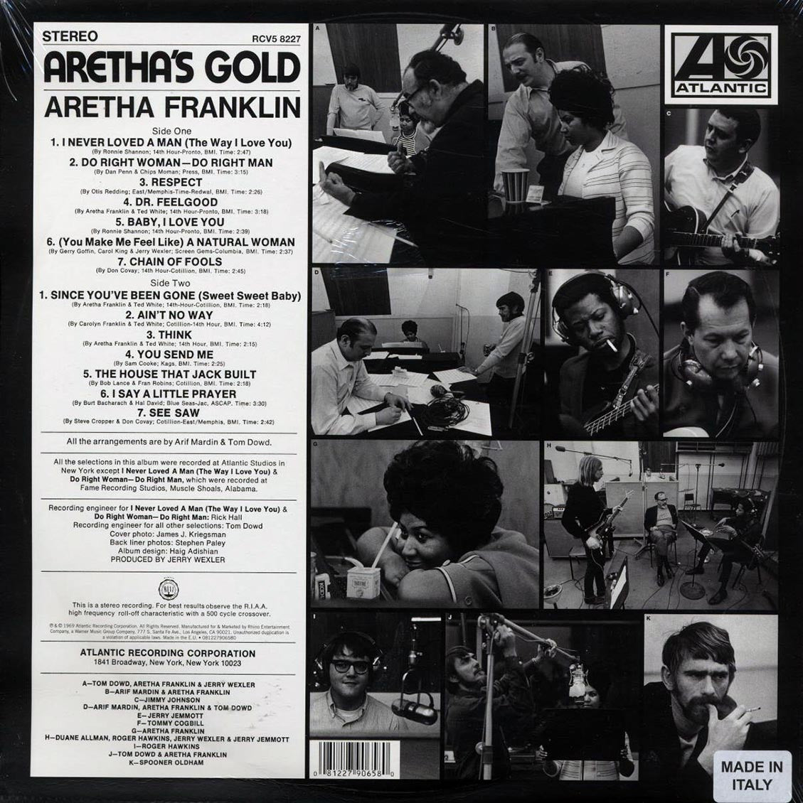 Aretha Franklin - Aretha's Gold (lemon/lime vinyl)