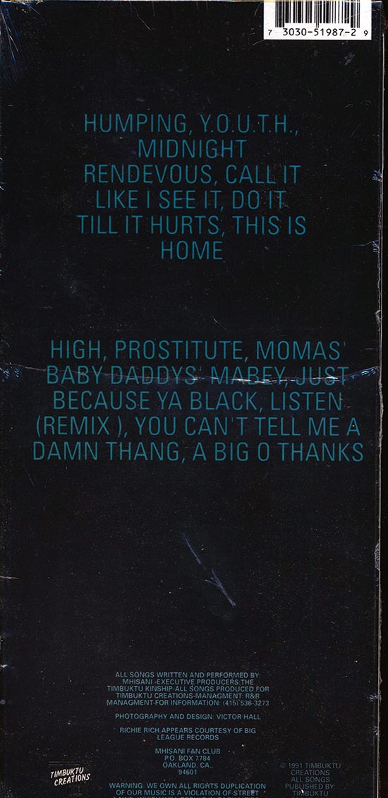 Mhisani - Call It Like I See It (orig. longbox packaging)