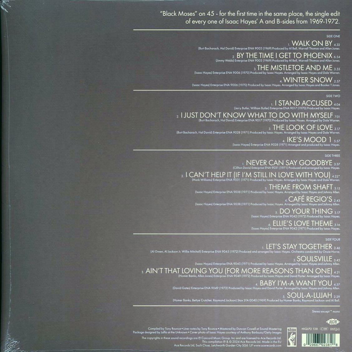 Isaac Hayes - Hot Buttered Singles 1969-1972 (2xLP) (180g)