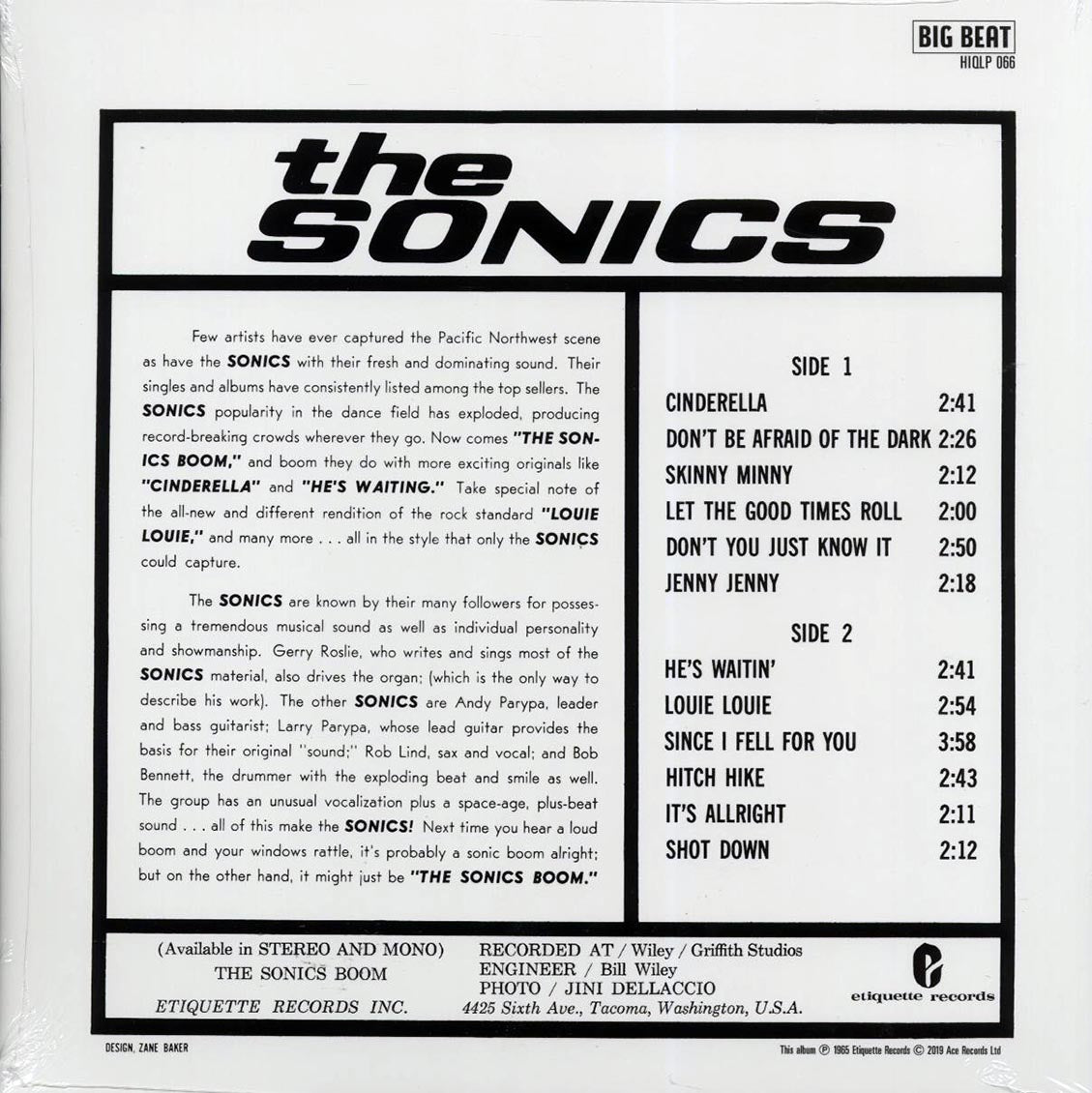 The Sonics - Boom (mono) (180g)