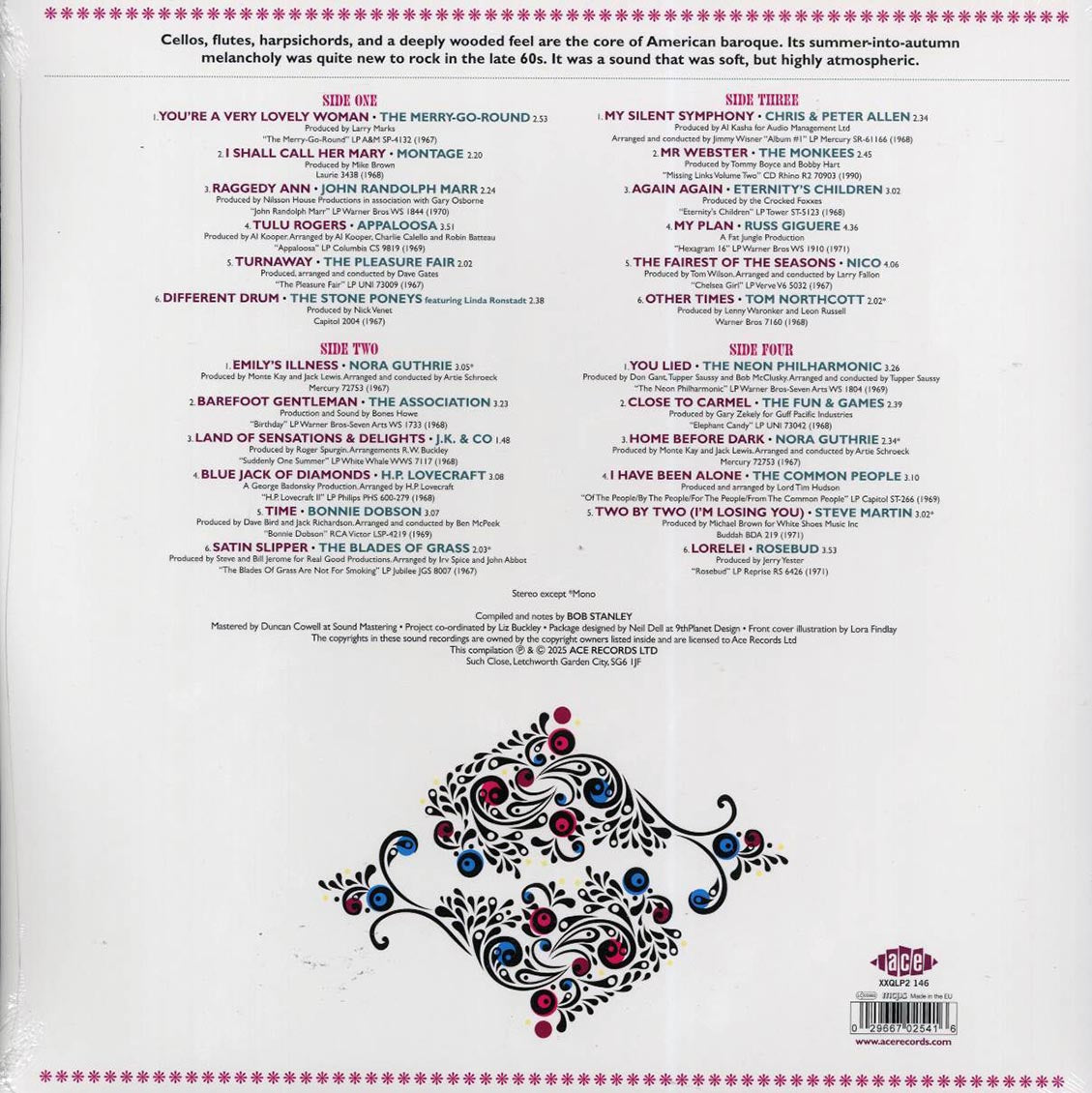 Nico, The Monkees, Montage, The Pleasure Fair, Etc. - American Baroque: Chamber Pop And Beyond 1967-1971 (2xLP)