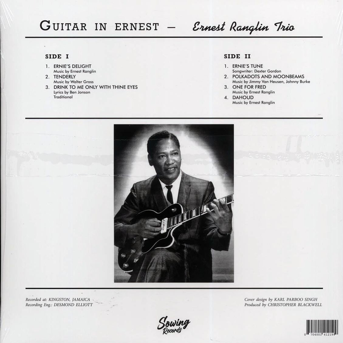 Ernest Ranglin - Guitar In Ernest (clear vinyl)