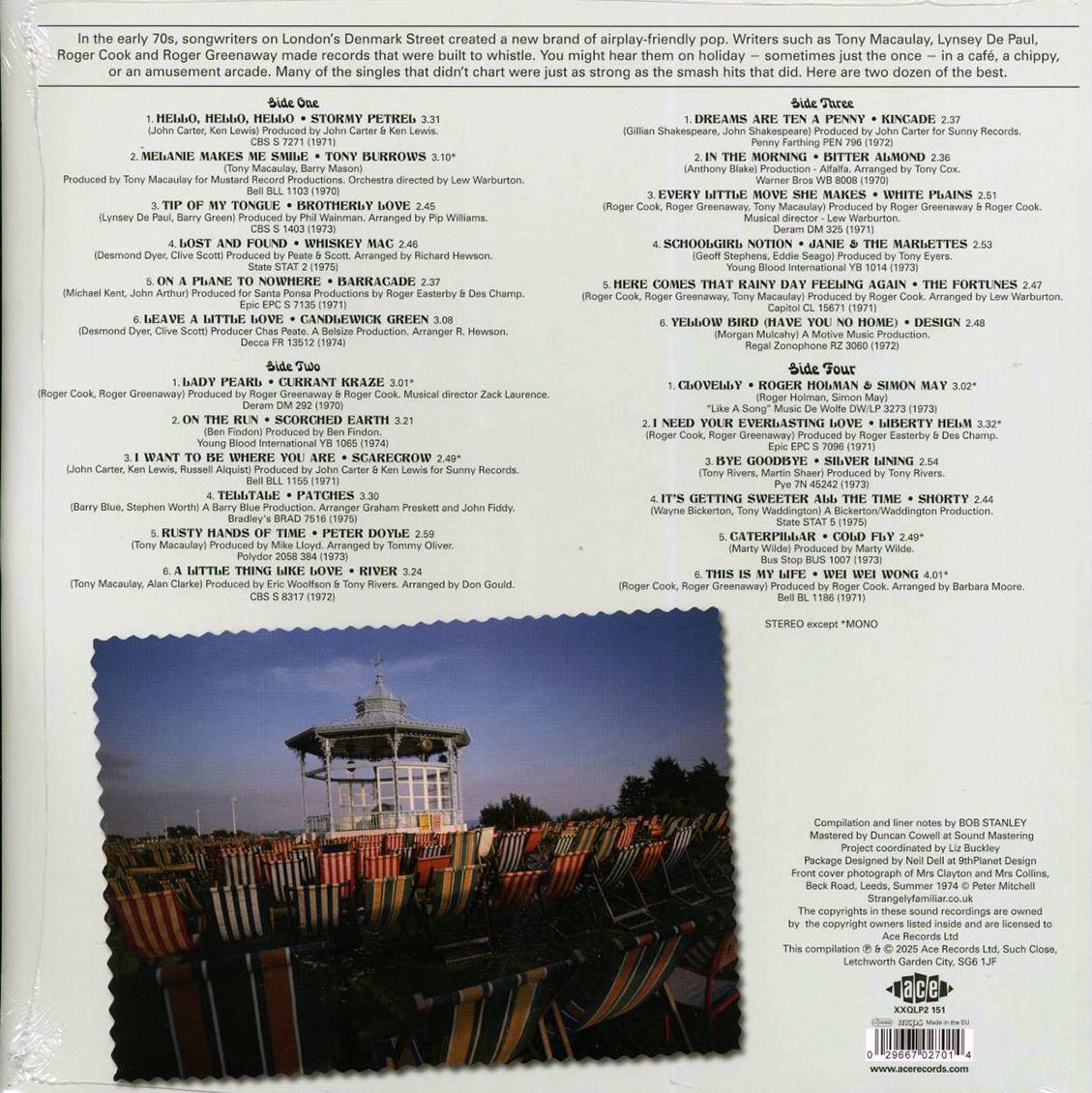 Whiskey Mac, Wei Wei Wong, Patches, Candlewick Green, Etc. - Bob Stanley Presents Chip Shop Pop: The Sound Of Denmark Street 1970-1975 (2xLP)