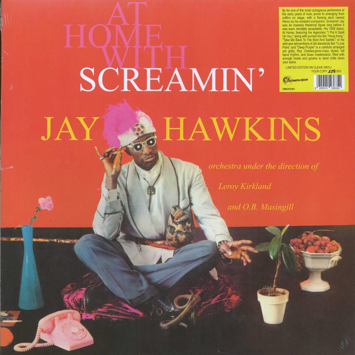 Screamin' Jay Hawkins - At Home With Screamin' Jay Hawkins (ltd. 500 copies made) (clear vinyl)