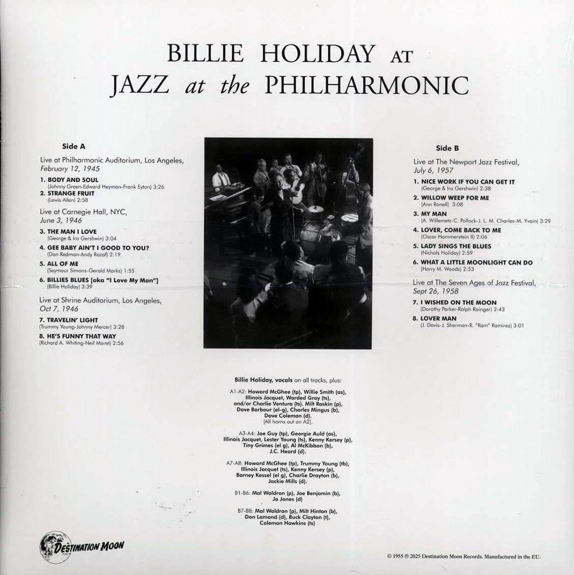 Billie Holiday - At Jazz At The Philharmonic (ltd. 500 copies made) (clear vinyl)