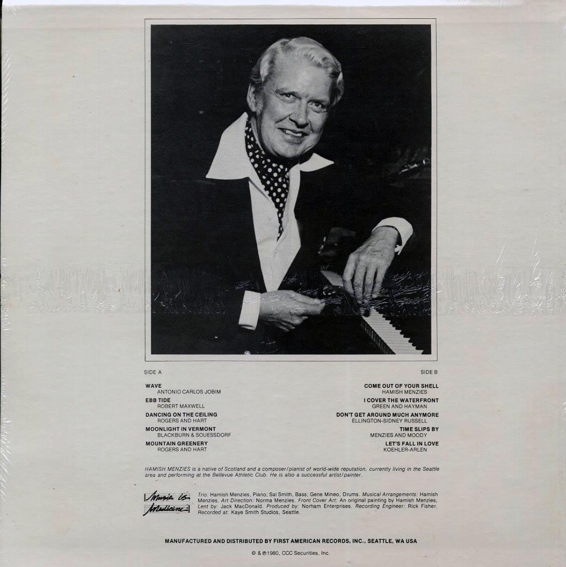 Hamish Menzies - Jazz Tracks (1980 FIRST PRESS) (orig. press)