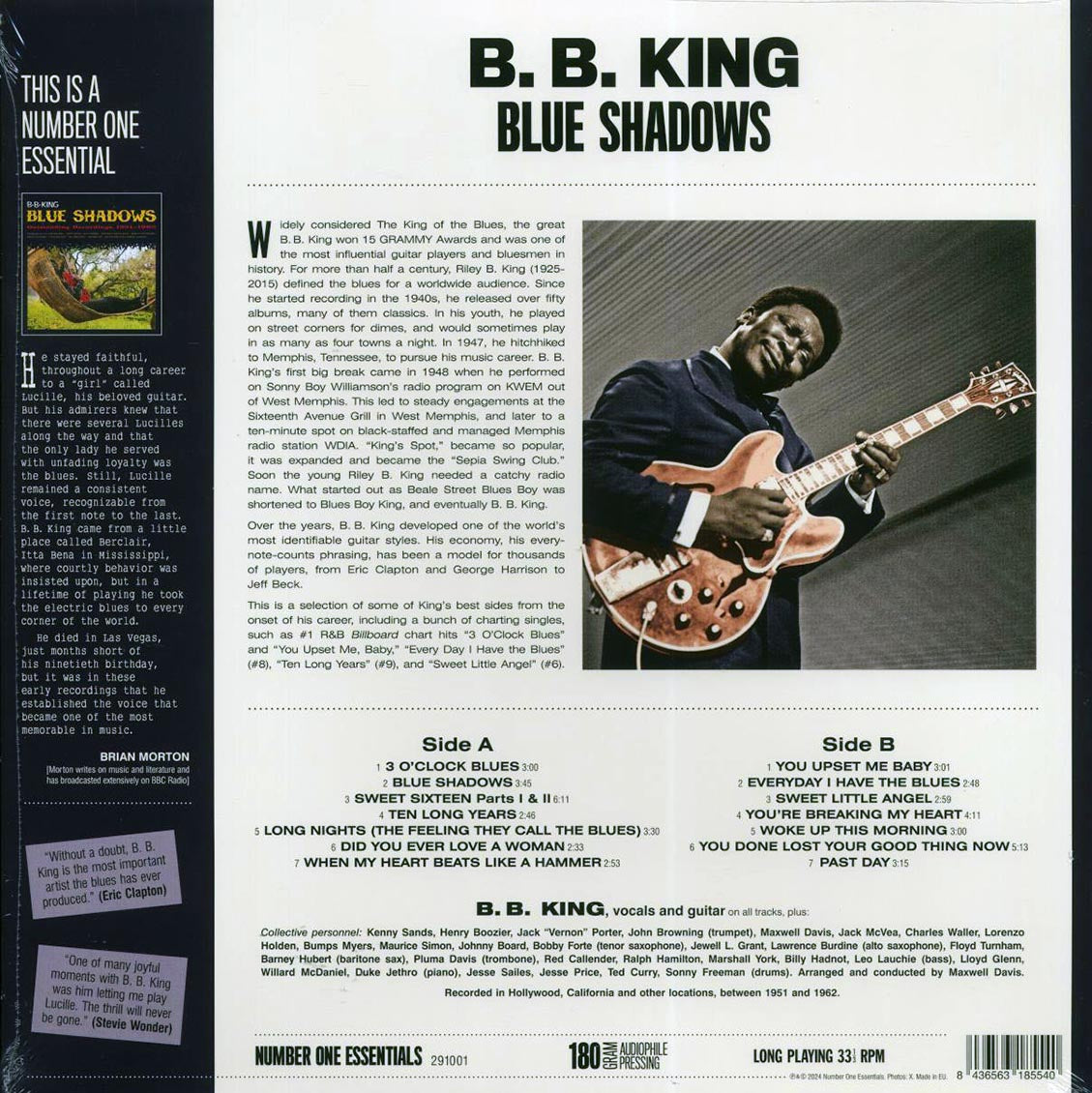 BB King - Blue Shadows: Outstanding Recordings 1951-1962 (ltd. ed.) (180g)
