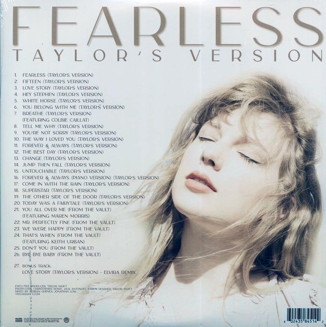 Taylor Swift - Fearless: Taylor's Version (ltd. ed.) (3xLP) (translucent red vinyl)