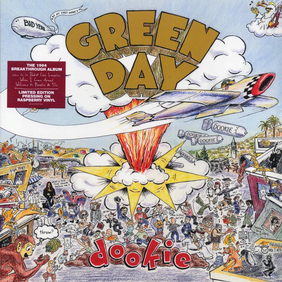 Green Day - Dookie (ltd. ed.) (raspberry vinyl)