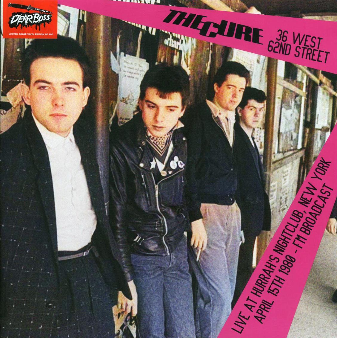 The Cure - Live At Hurrah's Nightclub, New York, April 15th 1980 (ltd. 300 copies made) (pink vinyl)