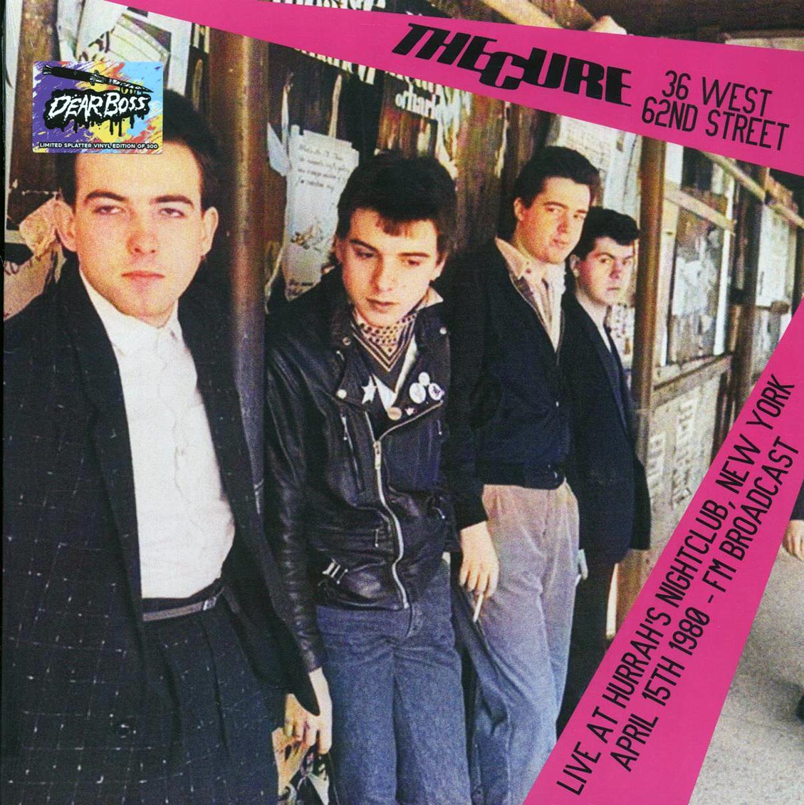 The Cure - Live At Hurrah's Nightclub, New York, April 15th 1980 (ltd. 300 copies made) (splatter vinyl)