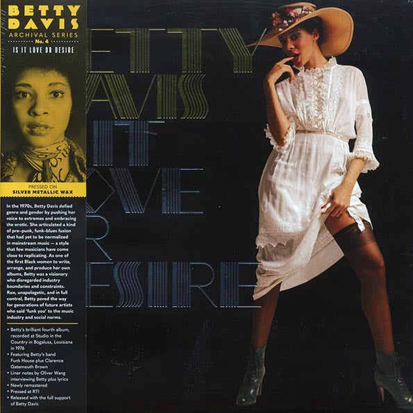 Betty Davis - Is It Love Or Desire (silver metallic vinyl) (RTI press)
