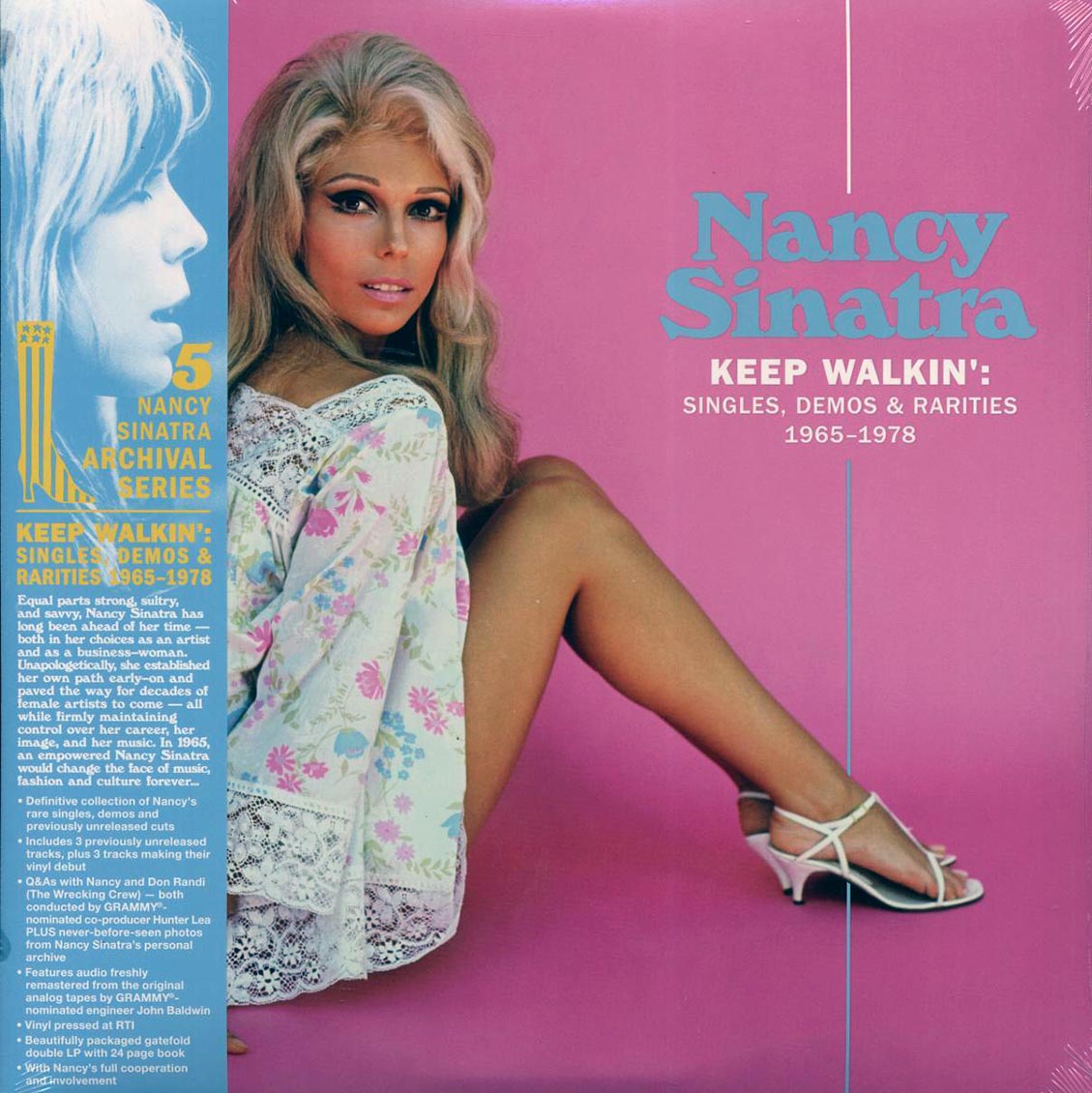 Nancy Sinatra - Keep Walkin': Singles, Demos & Rarities 1965-1978 (2xLP) (RTI press)