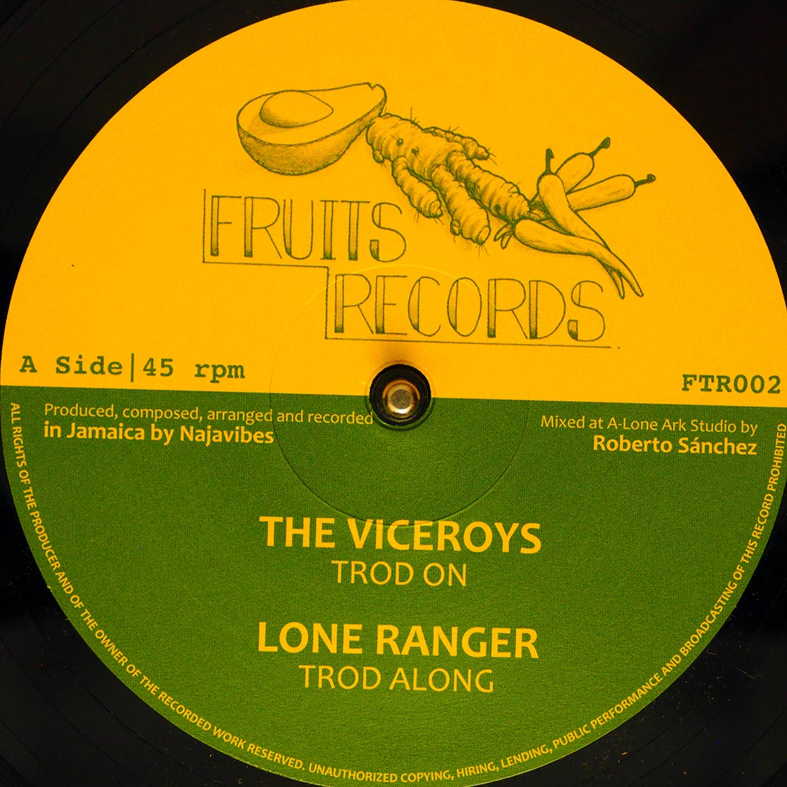 The Viceroys - Trod On; Lone Ranger - Trod Along / Prince Alla - Jah Love In The Morning; Roberto Sanchez - Jah Love Dub