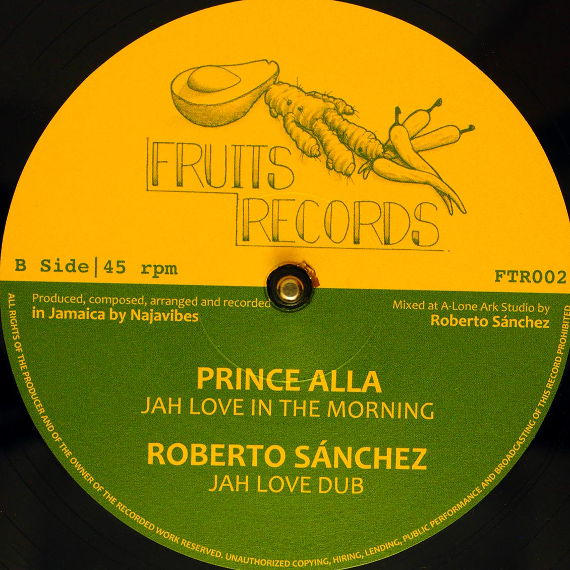 The Viceroys - Trod On; Lone Ranger - Trod Along / Prince Alla - Jah Love In The Morning; Roberto Sanchez - Jah Love Dub