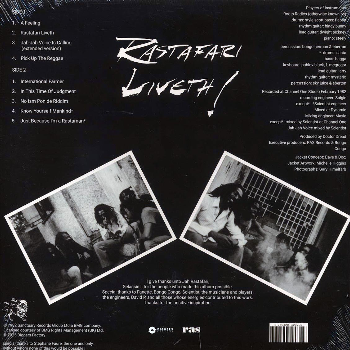 Peter Broggs - Rastafari Liveth! (180g) (remastered)