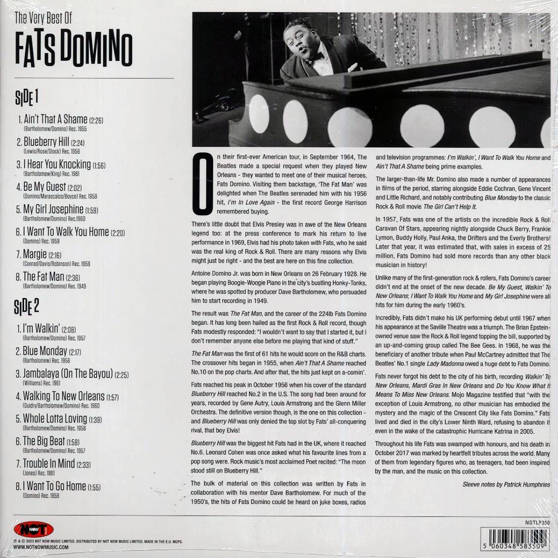 Fats Domino - The Very Best Of Fats Domino (180g) (red vinyl)