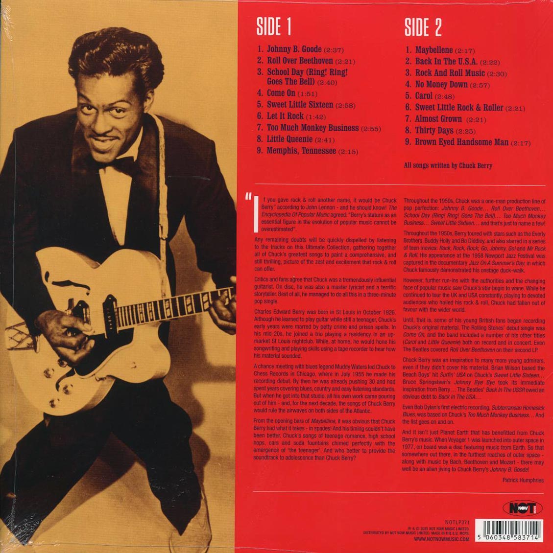 Chuck Berry - The Ultimate Collection (180g) (red vinyl)