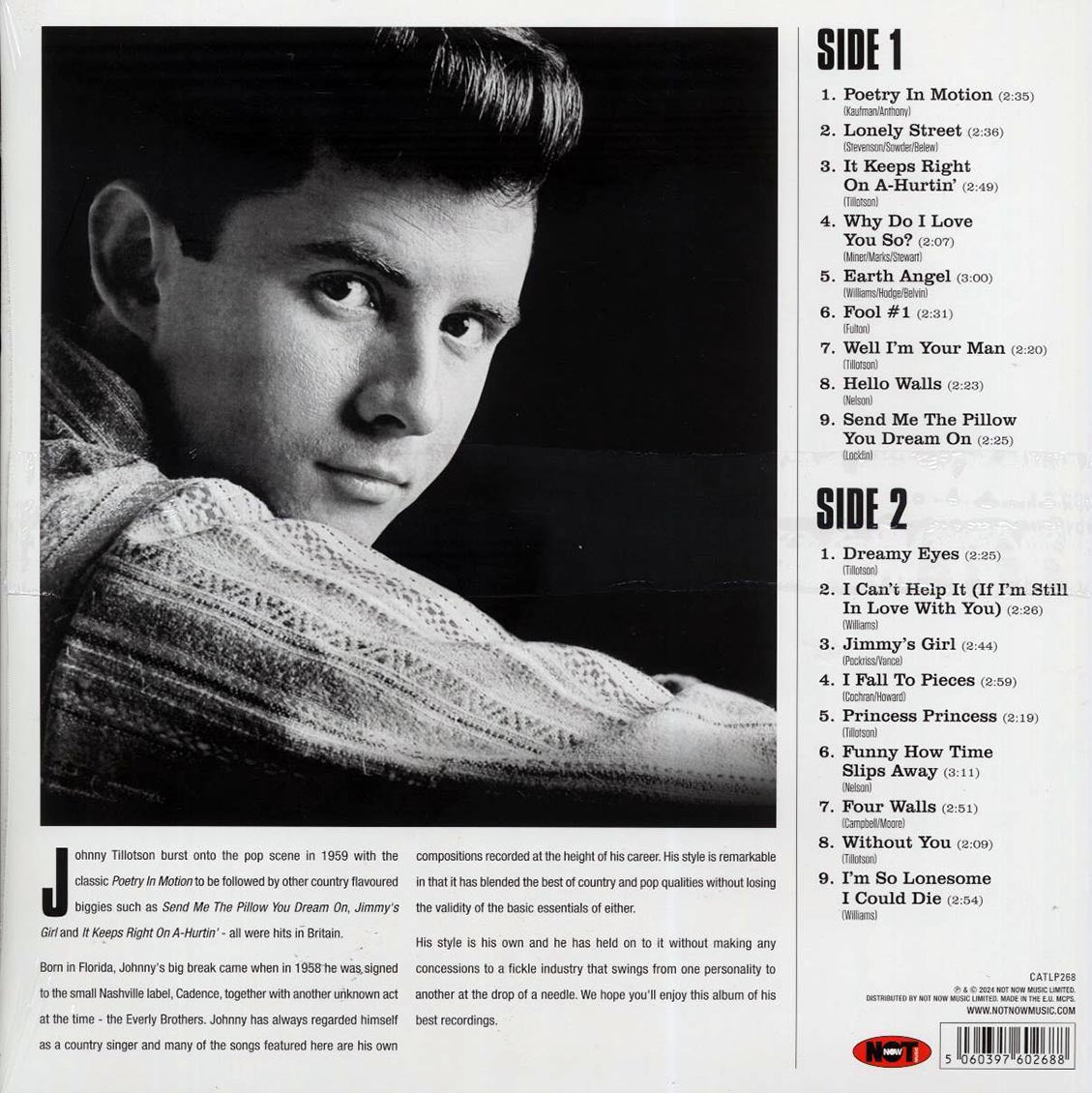Johnny Tillotson - The Very Best Of Johnny Tillotson (180g)