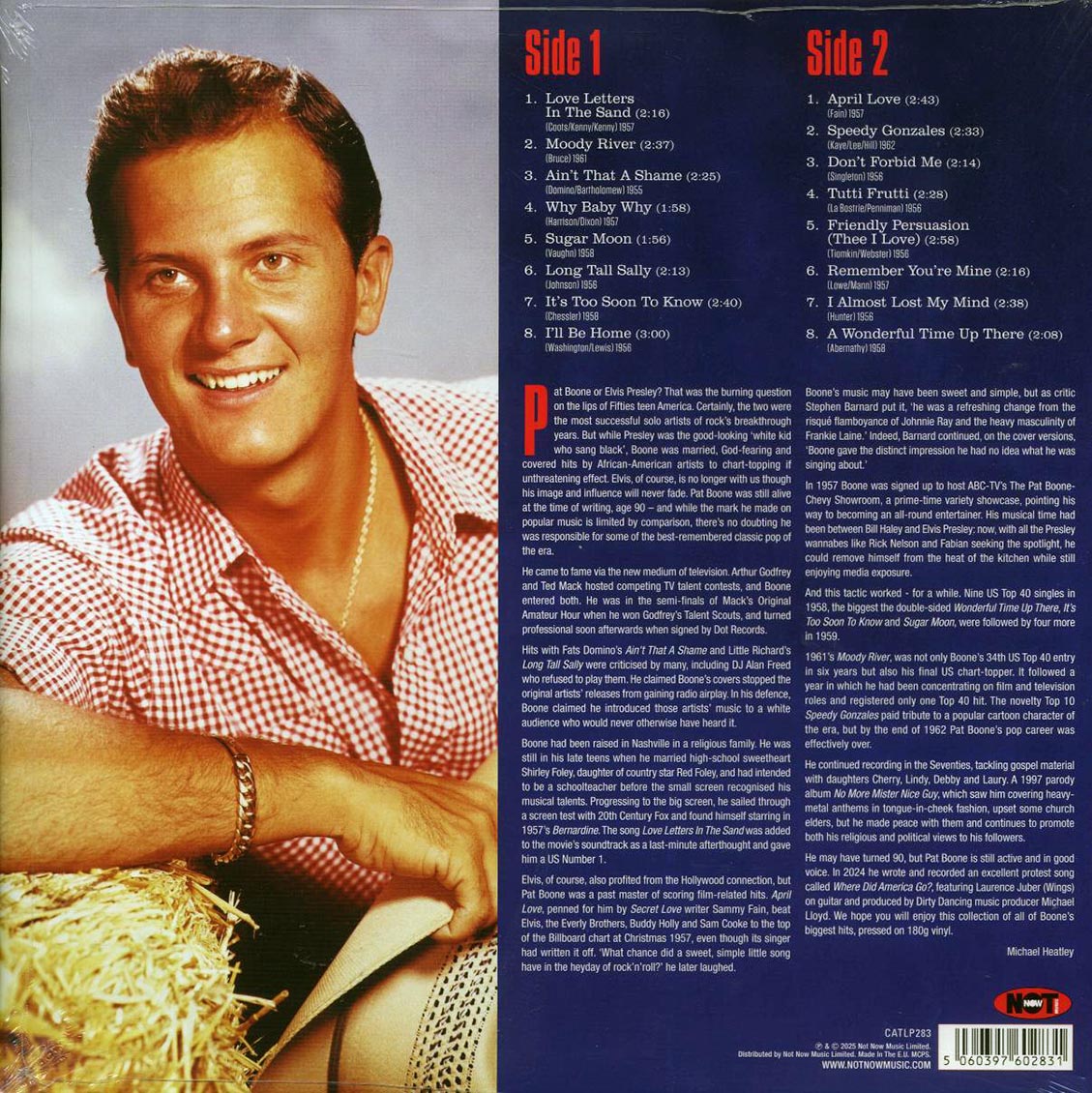 Pat Boone - The Very Best Of Pat Boone (180g)