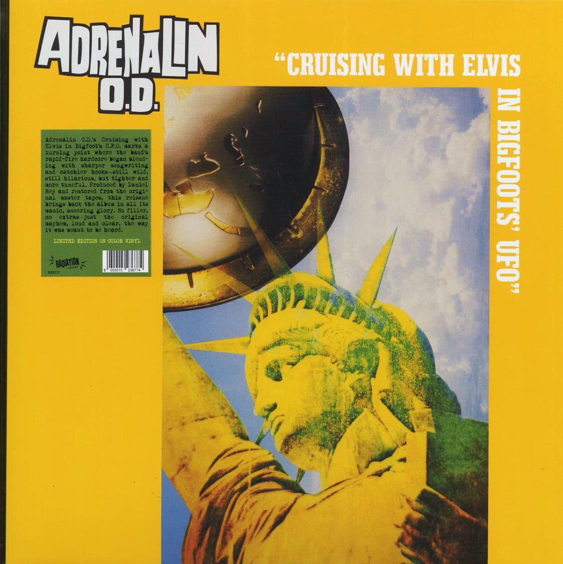 Adrenalin OD - Cruising With Elvis In Bigfoots' UFO (ltd. ed.) (yellow vinyl)