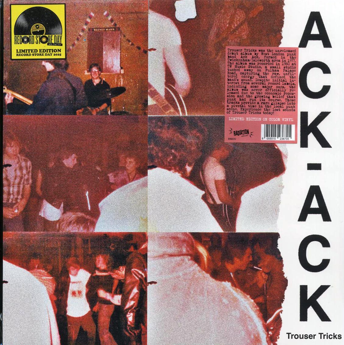 Ack-Ack - Trouser Tricks (ltd. ed.) (coral vinyl)